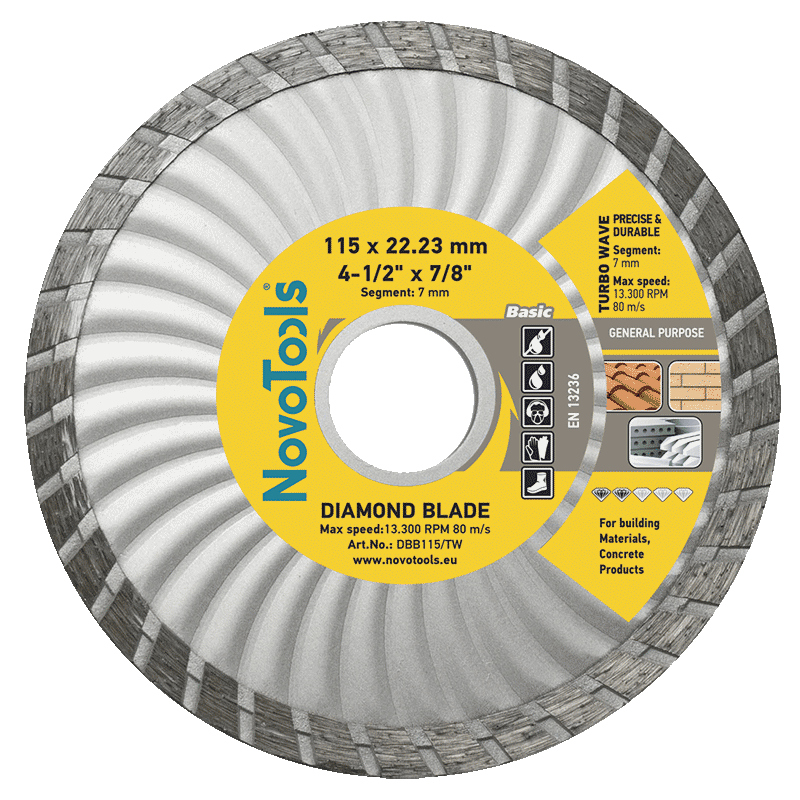 Novo Grinding & Cutting Wheels Novo Abrasive Standard Diamond Blade - Turbo