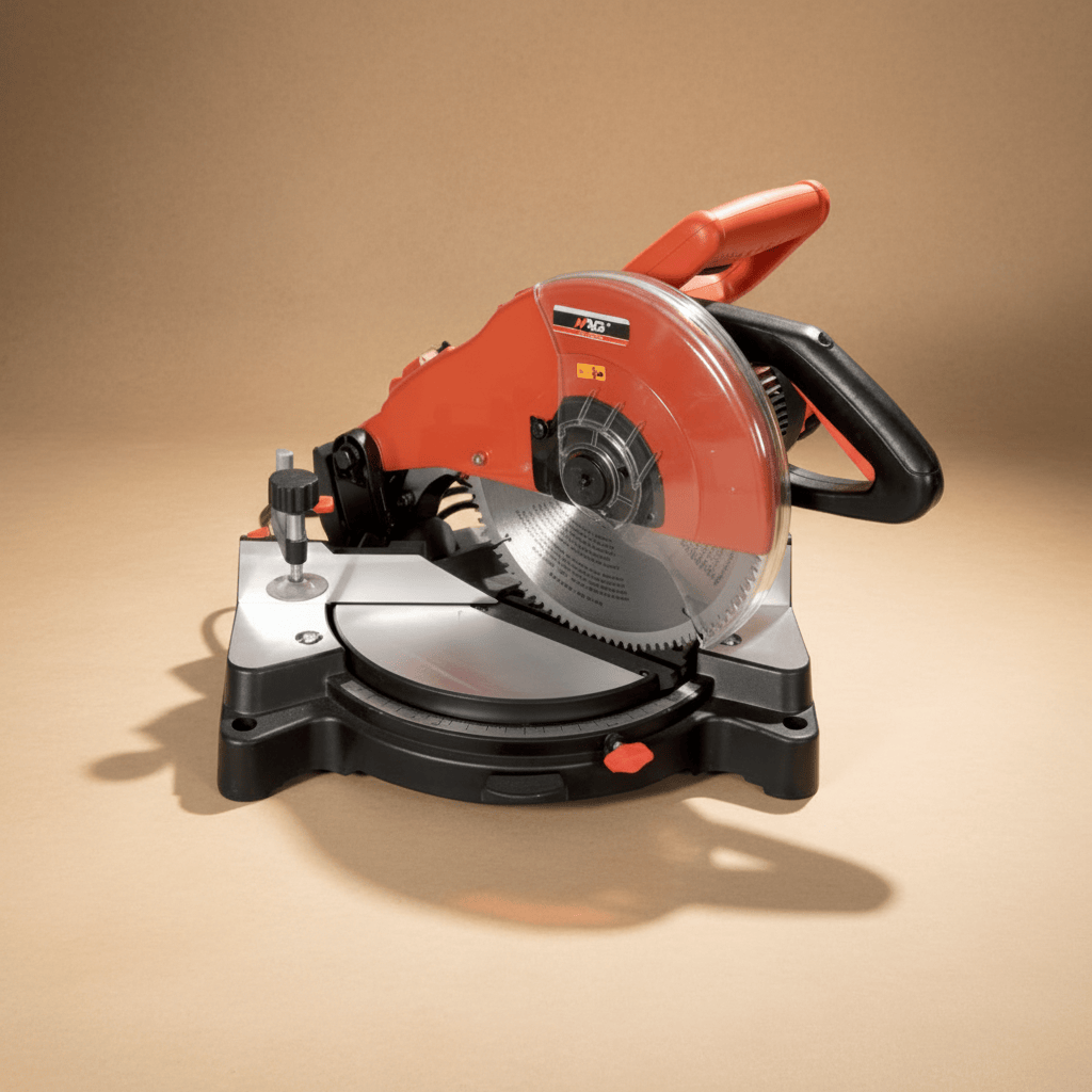 NRG Bench & Stationary Tool NRG 10" Sliding Mitre Saw with 3,000rpm Induction Motor 1600W - NMS1029