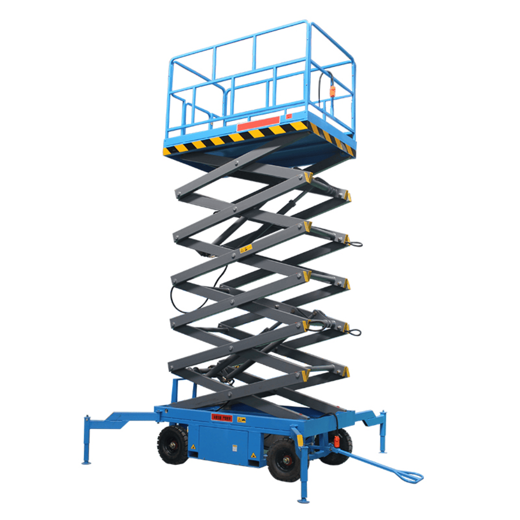NRG Construction Equipment NRG 10m Heavy-Duty Hydraulic Scissor Lift 500KG - SJY0.5-10