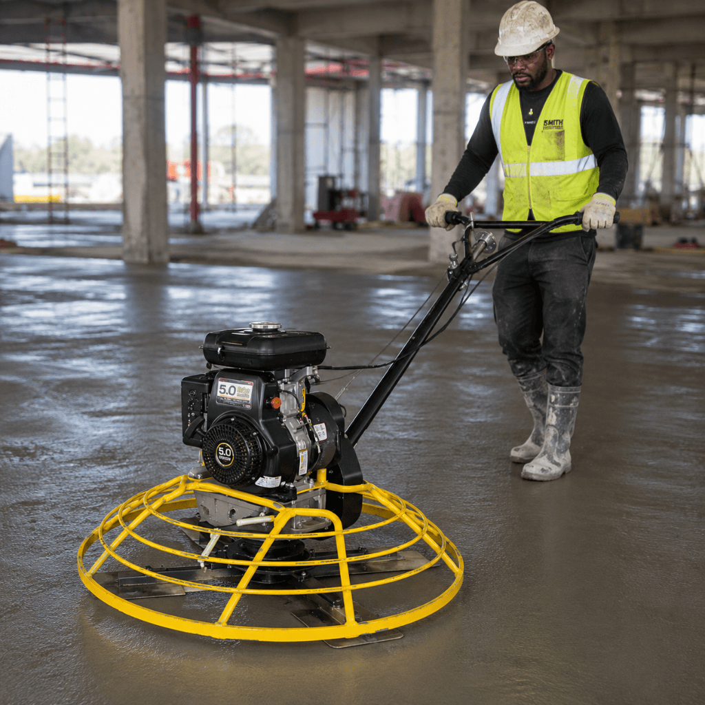 NRG Construction Equipment NRG 110KG Gasoline Power Trowel with Robin Engine 5.5HP - NM100