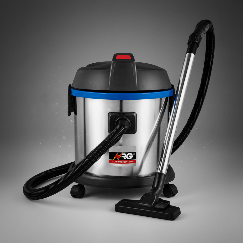NRG Steam & Vacuum Cleaner NRG 15L Silent Mode Stainless Steel Wet & Dry Vacuum Cleaner 1000W - HT-15J