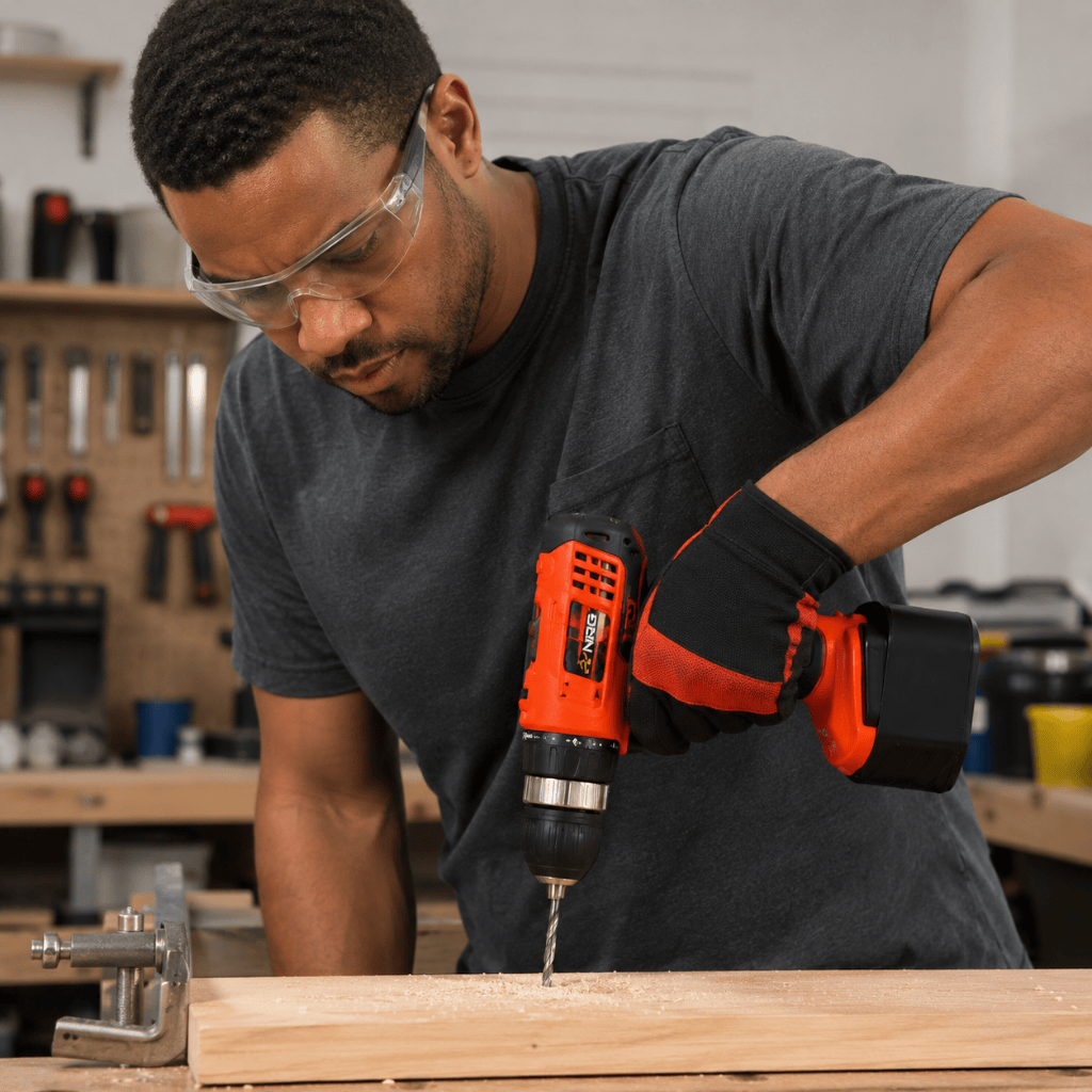 NRG Drill NRG 18V Cordless Drill with 1.5Ah Battery - NBS18V-HT