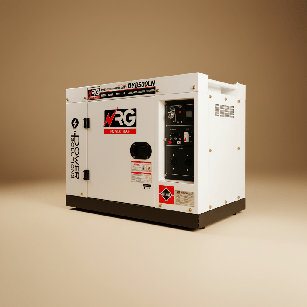 NRG Generators NRG 5.5KW Silent Diesel Generator with Electric Start 12HP - DY8500LN