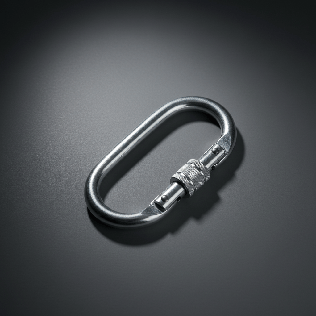NRG Specialty Safety Equipment NRG Heavy Duty Alloy Steel Safety Ring Carabiner 40kN - HD24