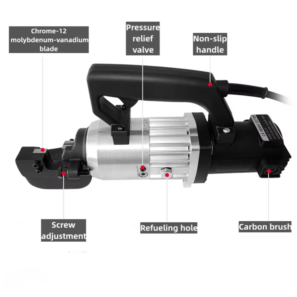 NRG Specialty Power Tool NRG Portable Electric Hydraulic Rebar Cutter 1200W - RA-20