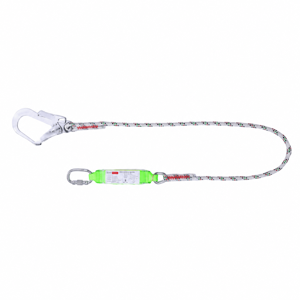 NRG Specialty Safety Equipment NRG Safety Single Shock Absorbing Fall Arrest Lanyard 1.8m x 13mm – CL06