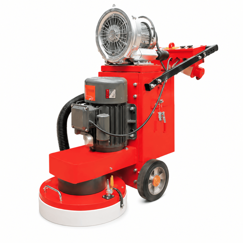 NRG Bench & Stationary Tool NRG Three Phase Concrete Floor Grinder with Built-in Vacuum Cleaner 4KW - DC-400