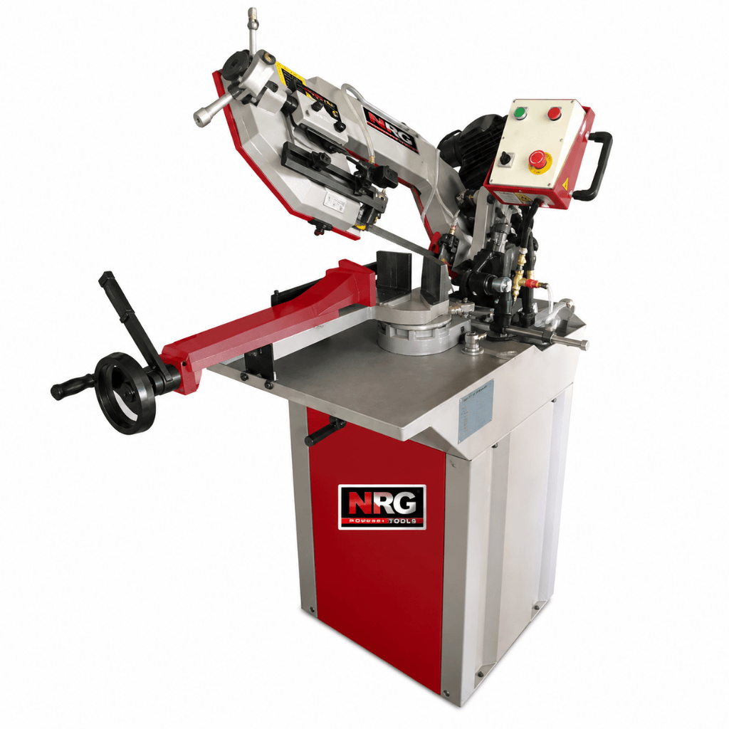 NRG Bench & Stationary Tool NRG Three Phase Professional Metal Band Saw 950W - MBS210FHV