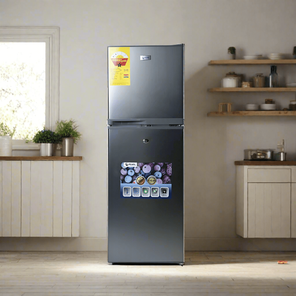Pearl Refrigerators & Freezers Pearl 138L Double Door Refrigerator - PF-217T-2B