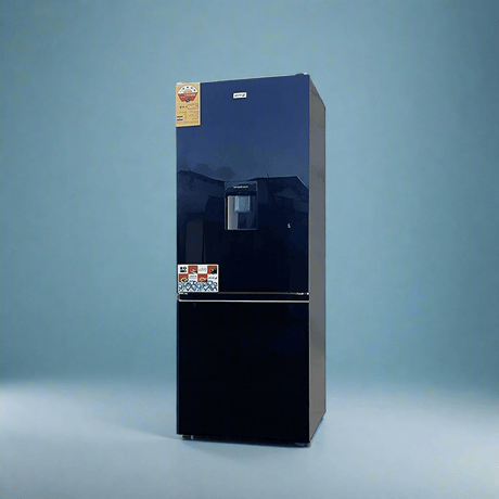 Pearl Refrigerators & Freezers Pearl 251L Bottom Freezer + Dispenser Refrigerator - PF-334BWD-2B