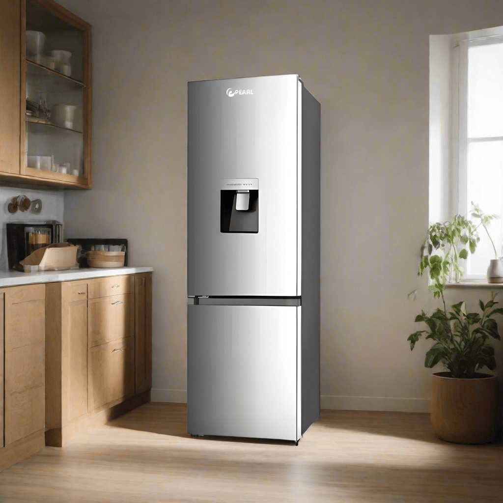 Pearl Refrigerators & Freezers Pearl 261L Bottom Freezer + Dispenser Refrigerator - PF-406B-2B