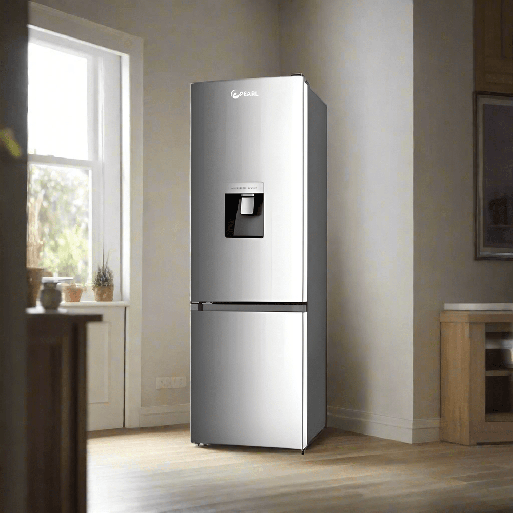 Pearl Refrigerators & Freezers Pearl 261L Bottom Freezer + Dispenser Refrigerator - PF-406B-2B