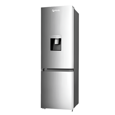 Pearl Refrigerators & Freezers Pearl 261L Bottom Freezer + Dispenser Refrigerator - PF-406B-2B