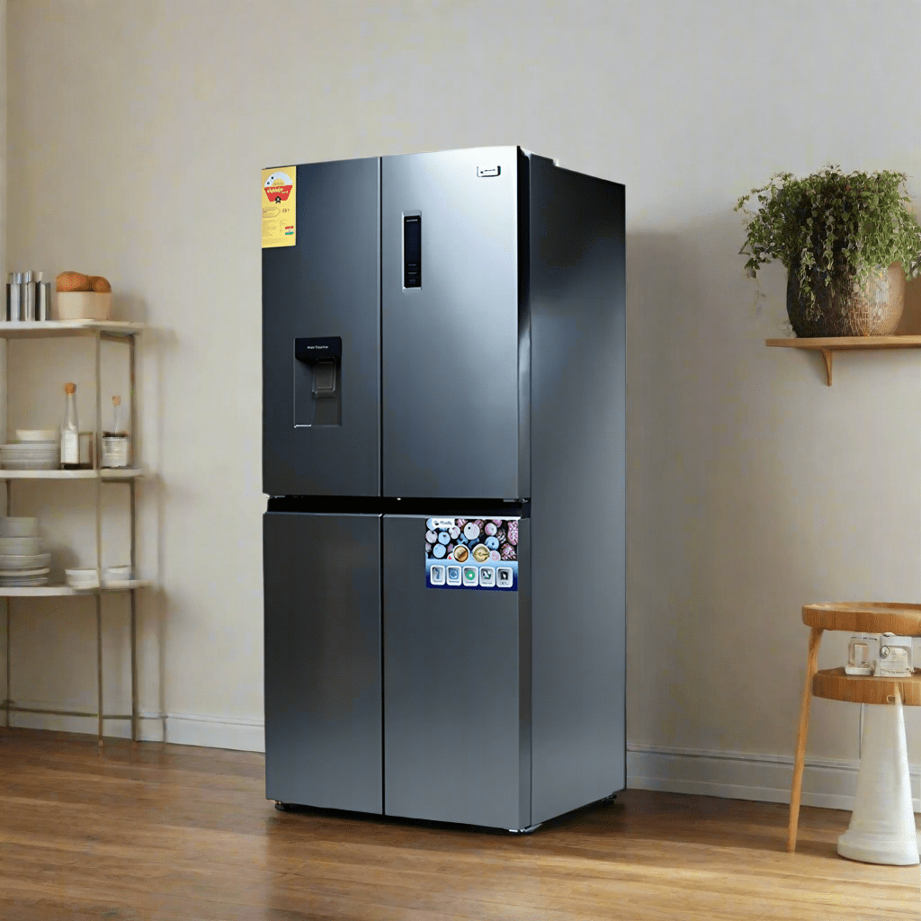 Pearl Refrigerators & Freezers Pearl 421L Bottom Freezer + Dispenser Refrigerator - PF-613MDIXWD-1A