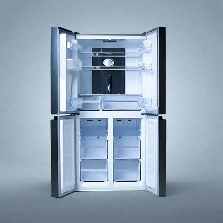 Pearl Refrigerators & Freezers Pearl 421L Bottom Freezer + Dispenser Refrigerator - PF-613MDIXWD-1A