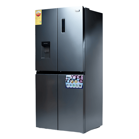 Pearl Refrigerators & Freezers Pearl 421L Bottom Freezer + Dispenser Refrigerator - PF-613MDIXWD-1A