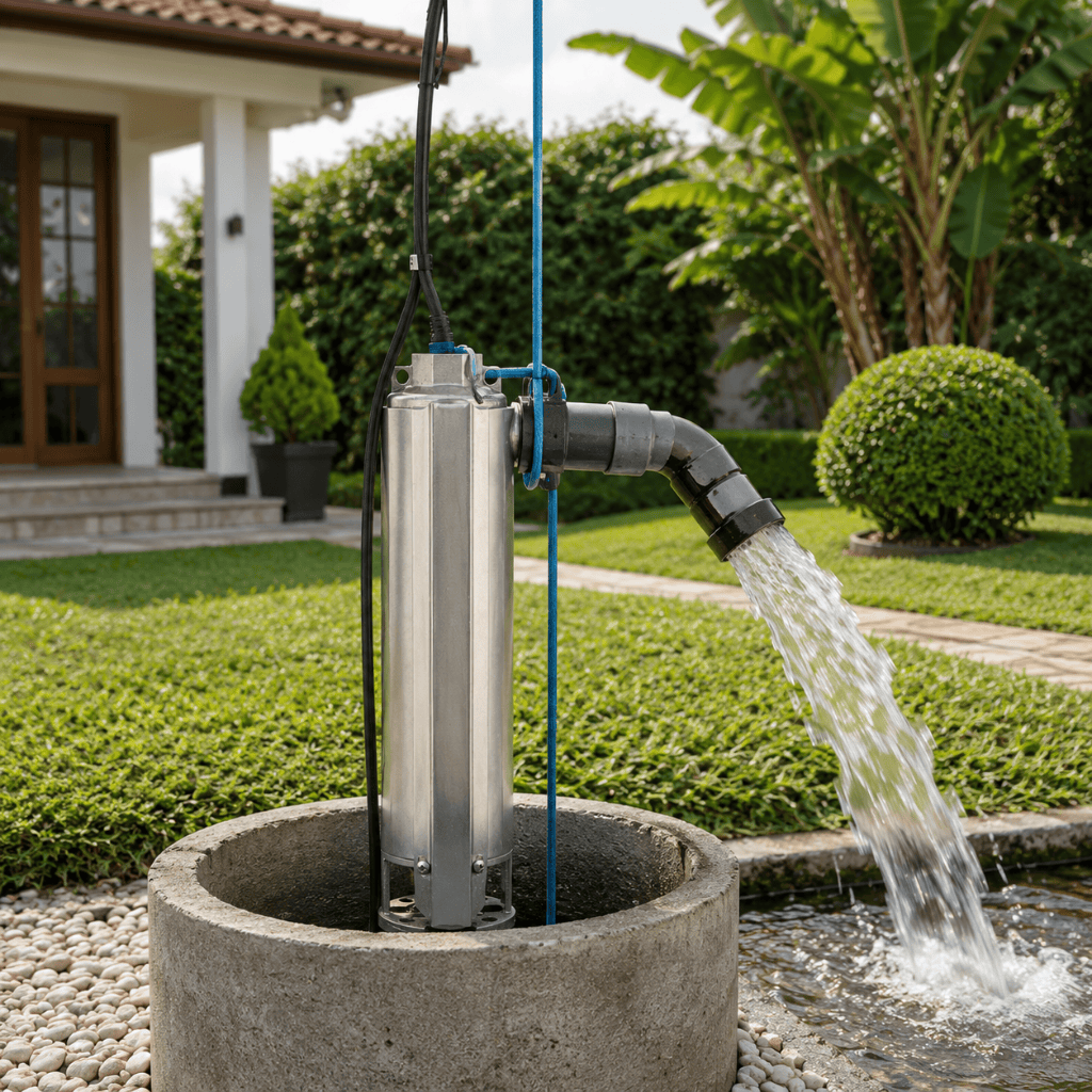 Pentax Deep Well Pumps Pentax Single Phase Stainless Steel Deep Well Pump - 4S100 Series