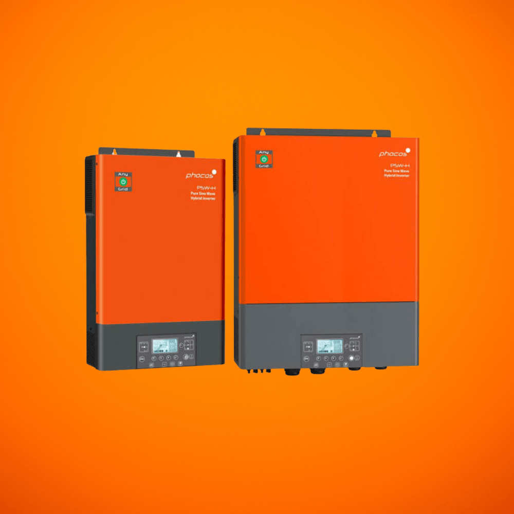 Phocos Inverters & Inverter/Chargers Phocos 3kW Any-Grid Hybrid Inverter Charger - PSW-B-3KW-230/24V
