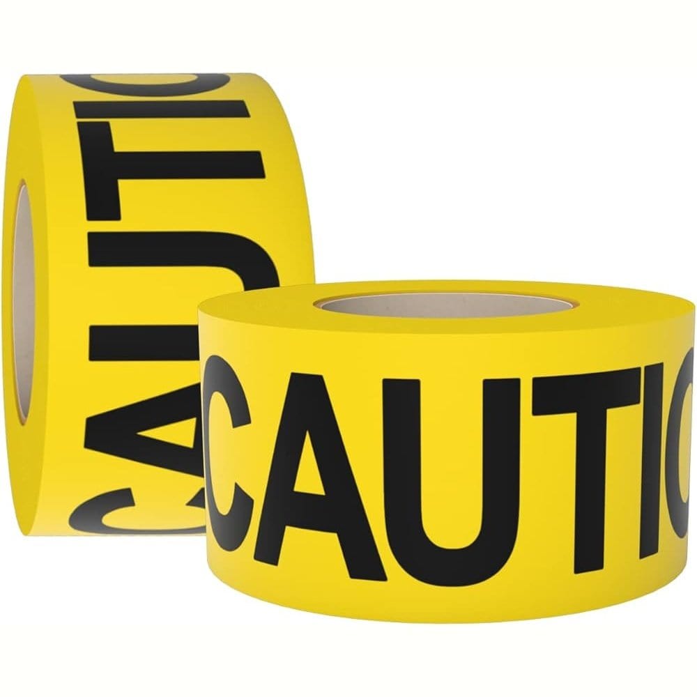 PPE Adhesives & Tapes Caution Yellow & Black Warning Tapes