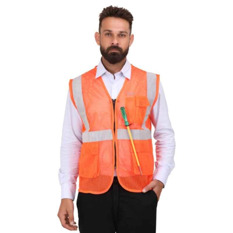 PPE Safety Clothing Orange Class B Reflective Safety Vest
