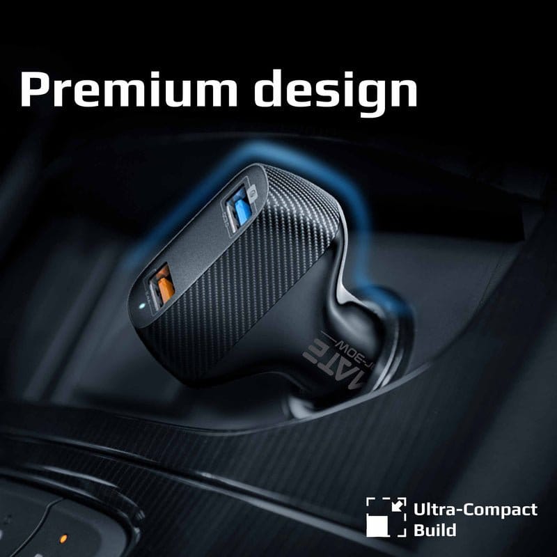 Promate Power & Charging Accessories Promate 30W Ultra-fast Car Charger with Quick Charge 3.0 - DriveGear-30W