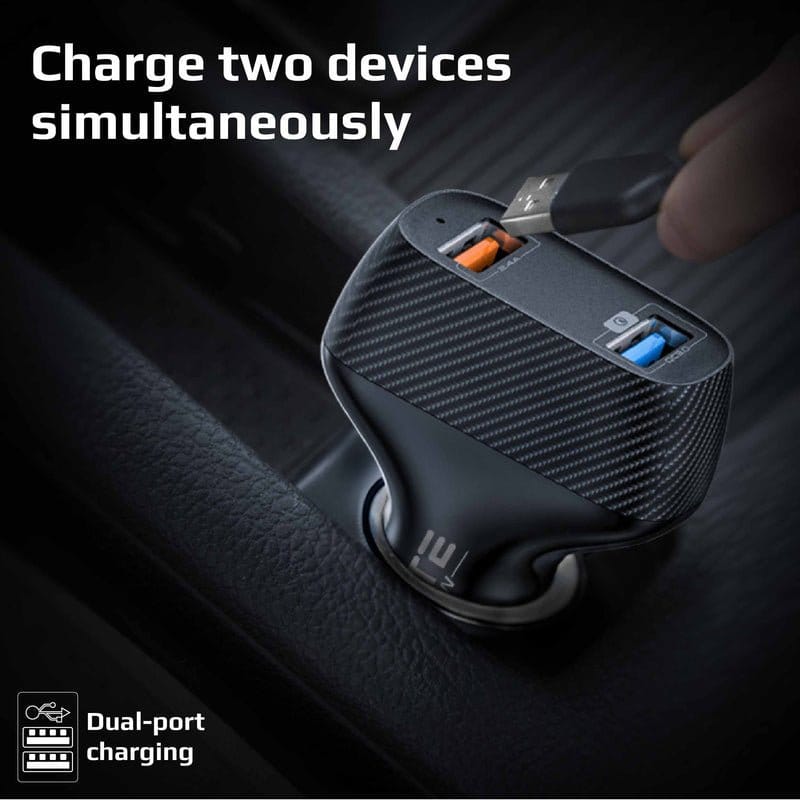 Promate Power & Charging Accessories Promate 30W Ultra-fast Car Charger with Quick Charge 3.0 - DriveGear-30W