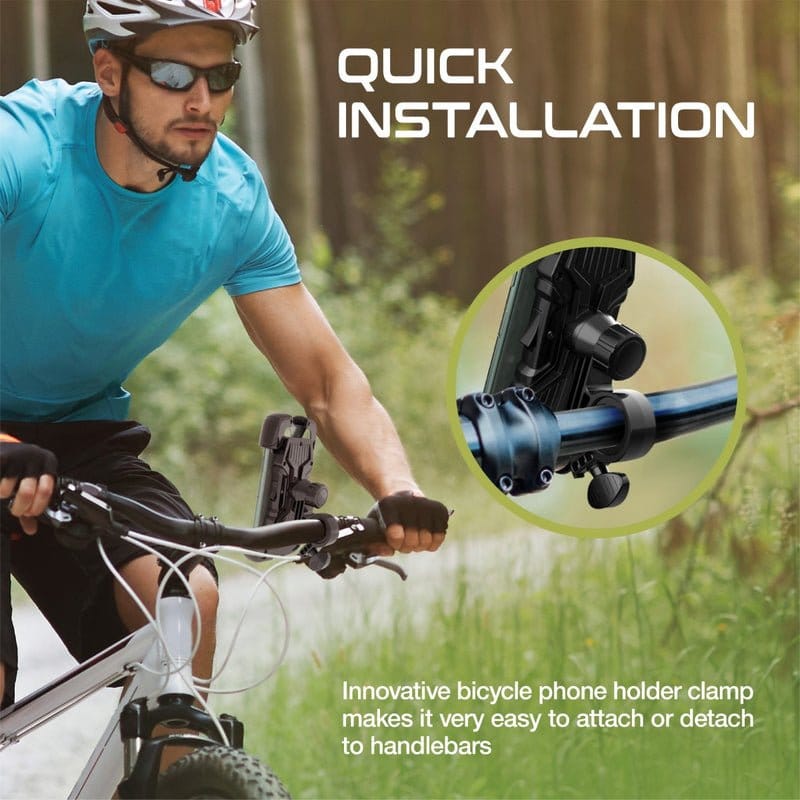 Promate Navigation & Smart Devices Promate Quick-Clamp Bike Mount for Smartphones - BikeMount
