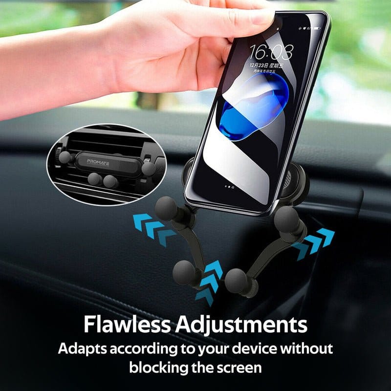 Promate Navigation & Smart Devices Promate Universal Anti-Slip AC Vent Grip Phone Mount - Clutch