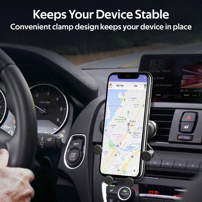 Promate Navigation & Smart Devices Promate Universal Anti-Slip AC Vent Grip Phone Mount - Clutch