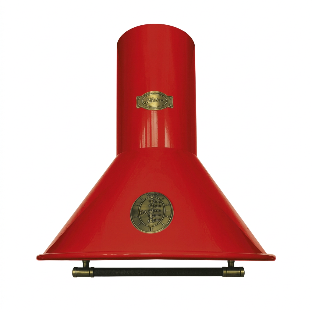 Red Kaiser Belle Epoque 90cm cooker hood on white