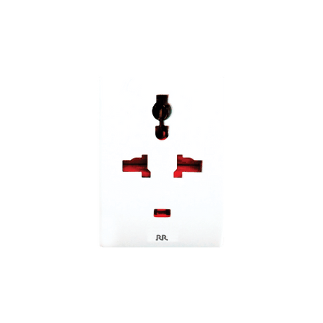 RR Switches & Sockets RR 13A Universal Multi Socket Plug Adapter