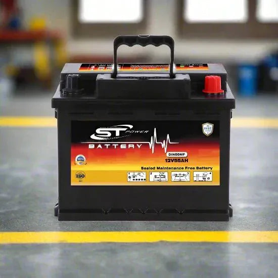 S&T Power Automotive Batteries S&T 11 Plate Power Car Battery 12V 55AH DIN - DIN55MF