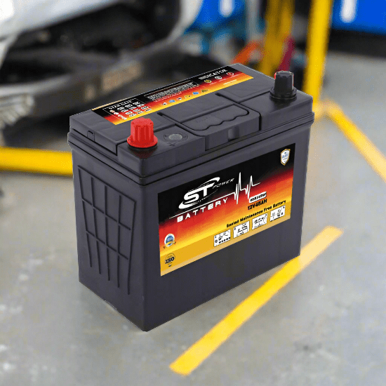 S&T Power Automotive Batteries S&T 9 Plate Power Motorcycle Battery 12V 45AH JIS - 46B24RMF