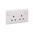 Schneider Switches & Sockets Schneider Pieno 13A Double Switched Socket