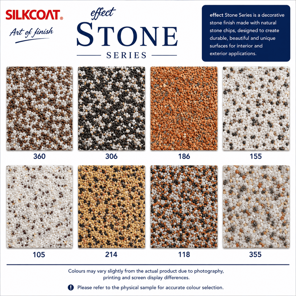 Silkcoat Decorative Exterior Coatings Silkcoat Stone Granite-Marble Effect Decorative Interior & Exterior Paint 25KG