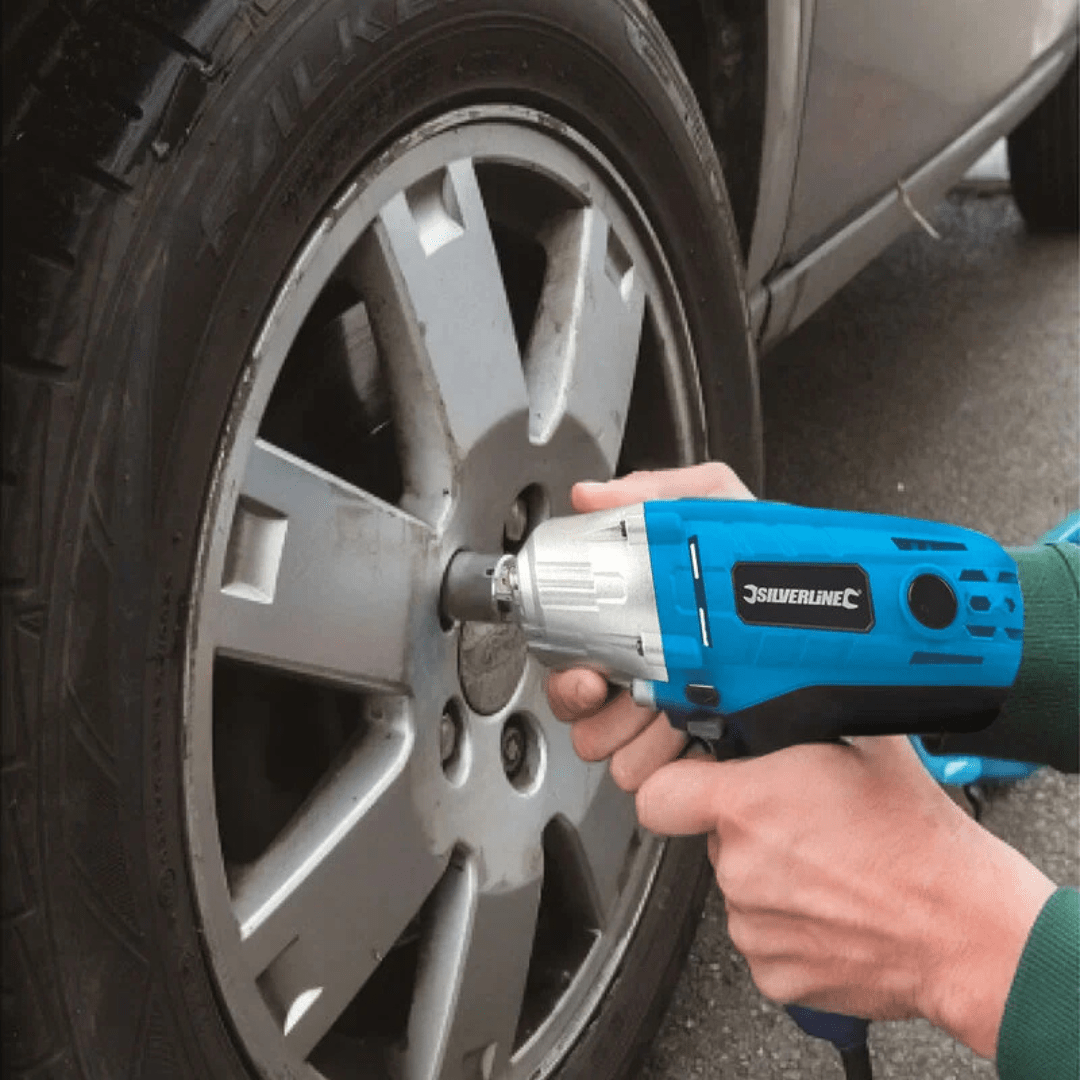 Silverline Impact Wrench & Driver Silverline ½” Electric Impact Wrench 400W - 593128