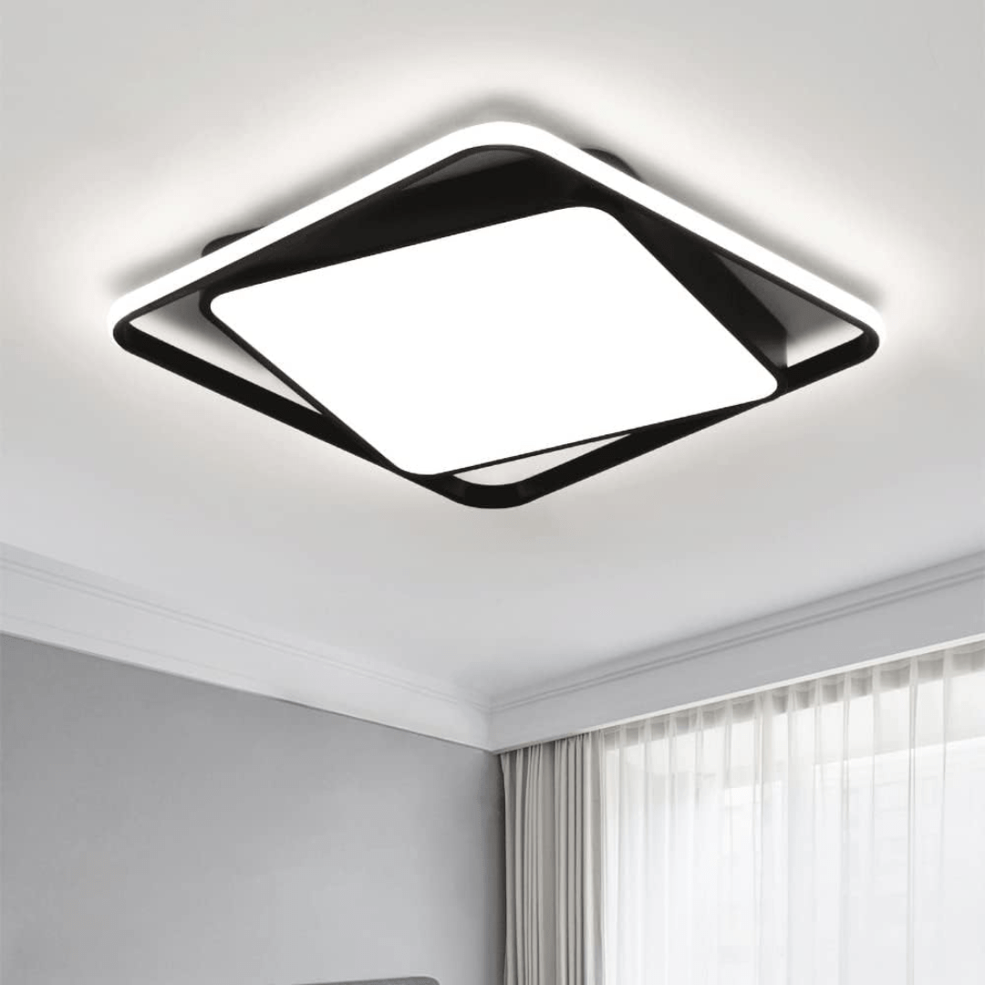 SM BuildPro Ceiling Lights Modern Black Stylish LED Ceiling Light - 36W