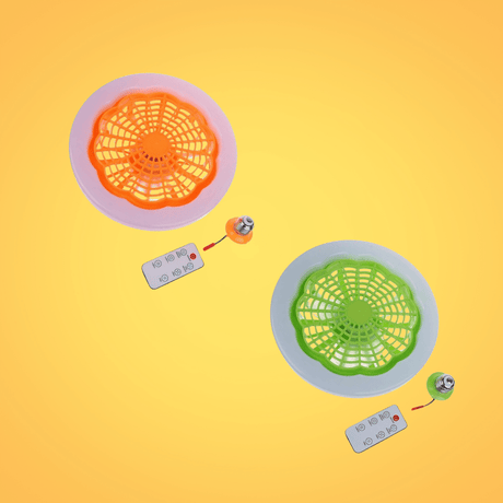 SM BuildPro Ceiling Lights Modern Ceiling Fan Light and Remote Control - 30W