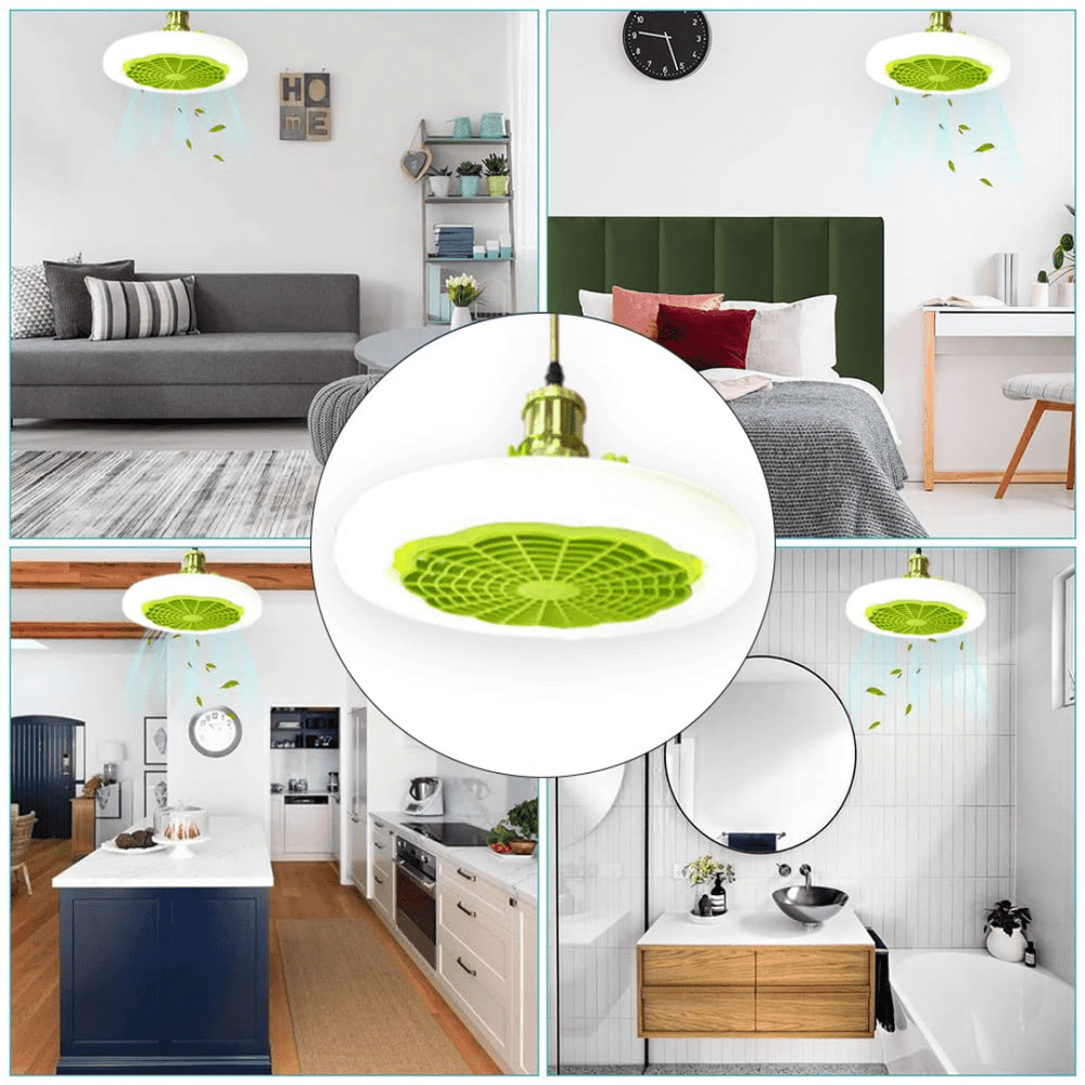 SM BuildPro Ceiling Lights Modern Ceiling Fan Light and Remote Control - 30W