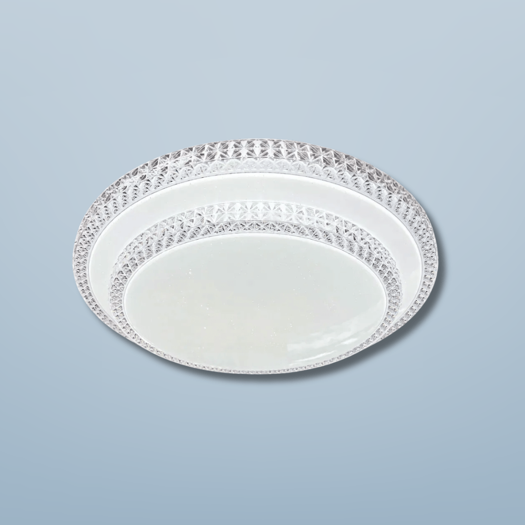 SM BuildPro Ceiling Lights Stylish Round LED Crystal Ceiling Light - 80W