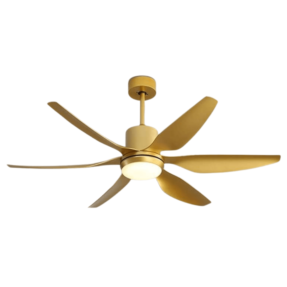 SM Electrical Ceiling Lights Contemporary Gold Ceiling Fan Light Creative LED 56 Inch Metal Lamp With Remote Control - ESC-216G