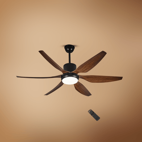 SM Electrical Ceiling Lights Modern Art Ceiling Fan with LED Light and Remote Control - ESC-216