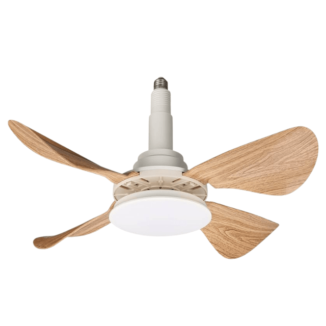 SM Electrical Ceiling Lights Modern Wooden Textured Art Blades Ceiling Fan Light - ESC-ZY-R620