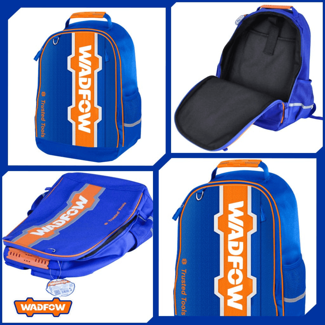 SM Essential Bundles Specialty Safety Equipment ProGear Carry Kit - Wadfow 12" Tools Bag + Wadfow Professional Waist Tools Bag + Wadfow Tools Backpack