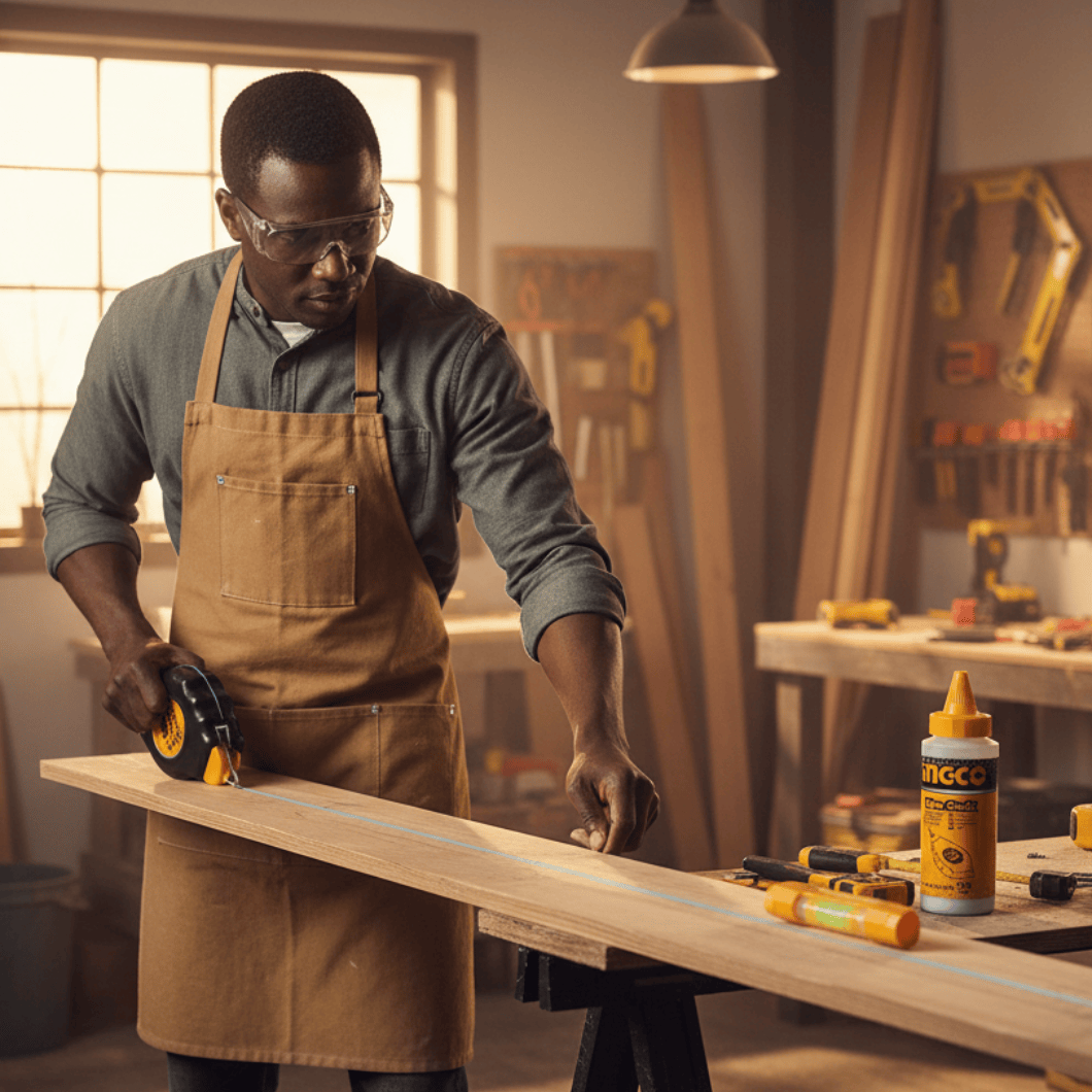 SM Essential Bundles Hand Saws & Cutting Tools Woodworking Precision Kit - Laminate Trimmer, Hacksaw & Chalk Line Reel Set