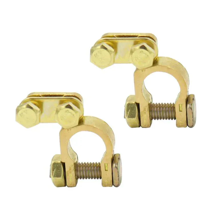 SM Select Auto Battery Accessories Brass Car Battery Terminal Connectors