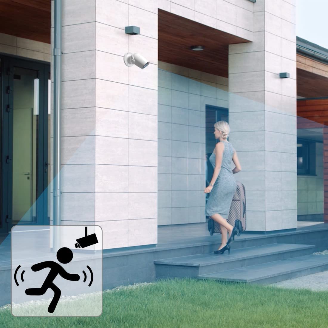 Smart Home Security & Surveillance Systems Smart Surveillance Camera, WLAN, for Outdoors, without Hub, Night Vision, 1080p