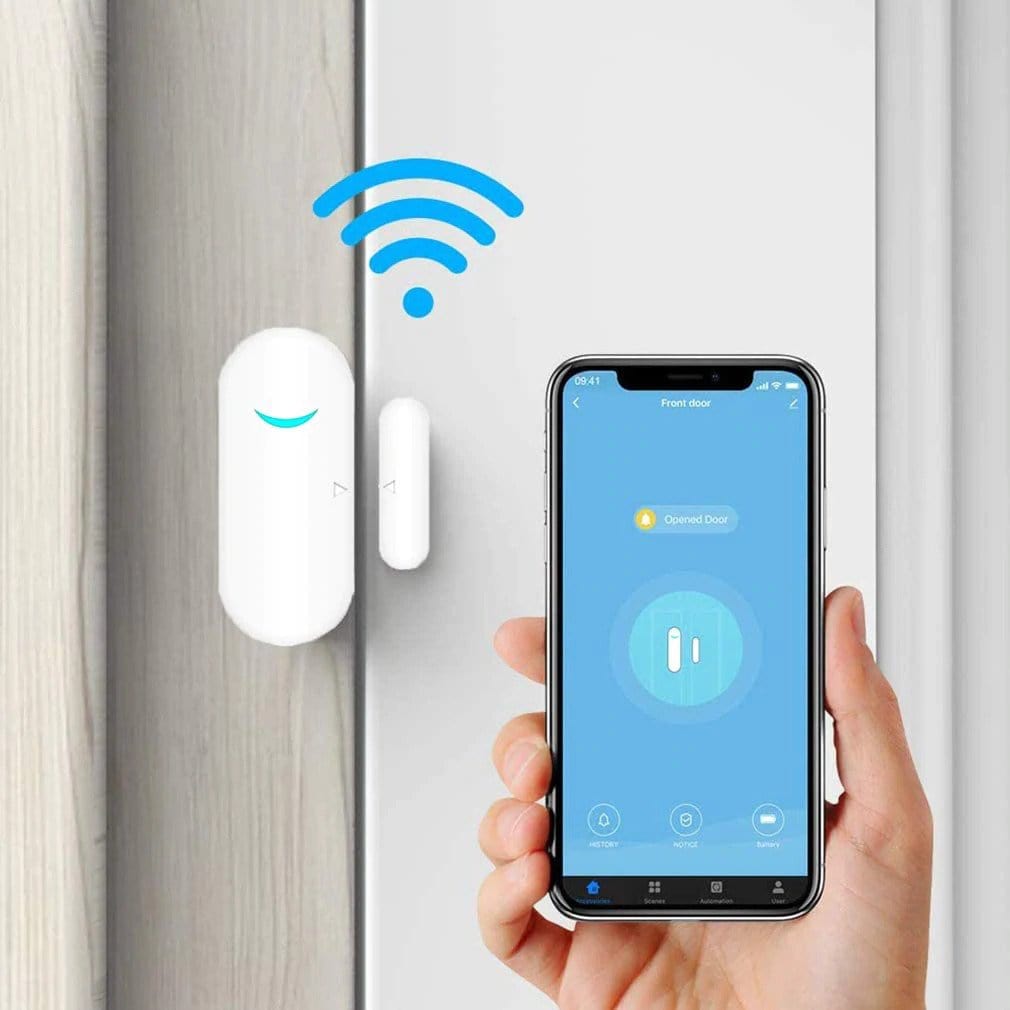 Smart Home Smart Home Smart Wi-Fi Door & Window Sensor with Alarm and Remote Monitoring