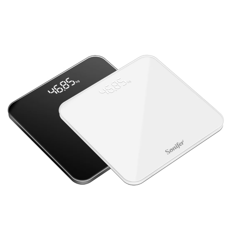 Sonifer Kitchen Appliances Sonifer Digital Body Weighing Scale 28x28cm - SF-1907