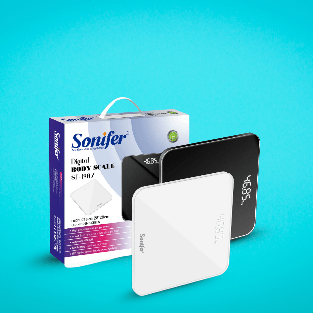 Sonifer Kitchen Appliances Sonifer Digital Body Weighing Scale 28x28cm - SF-1907